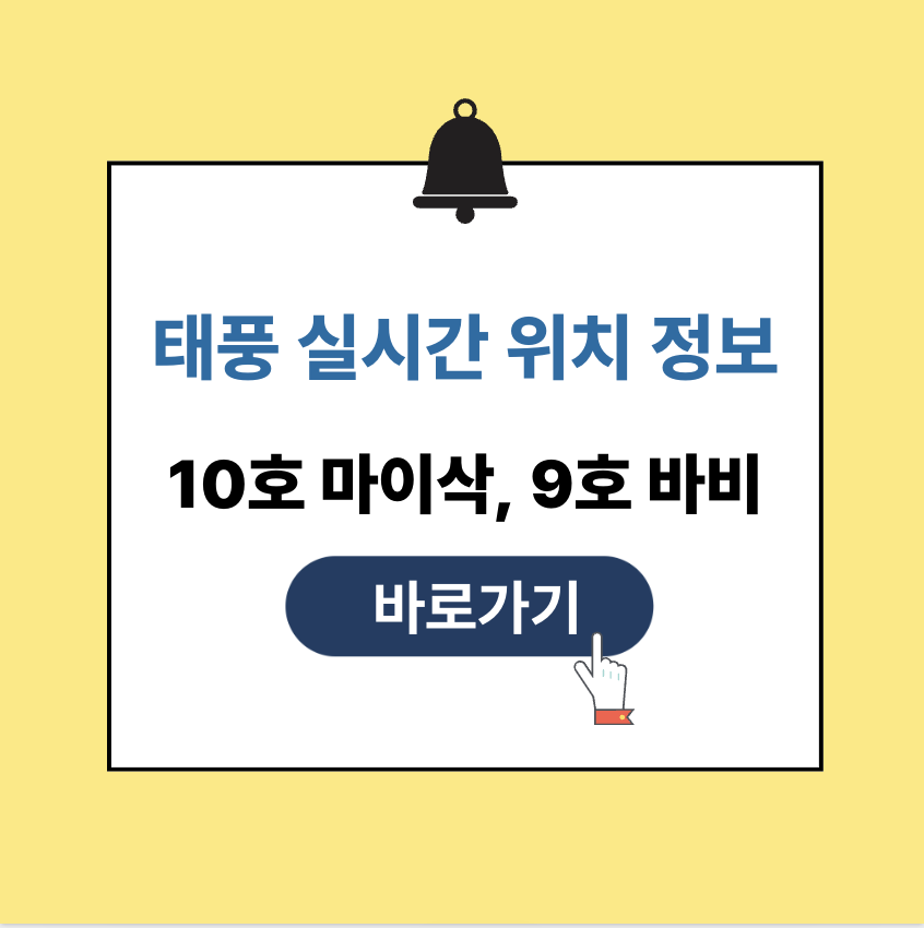 태풍 실시간 위치 정보